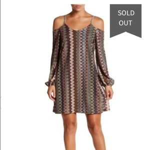Brand new, never worn, cold shoulder dress